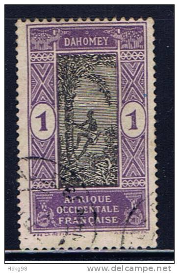 DY+ Dahomey 1913 Mi 42 Ölpalm-Ernte - Oblitérés