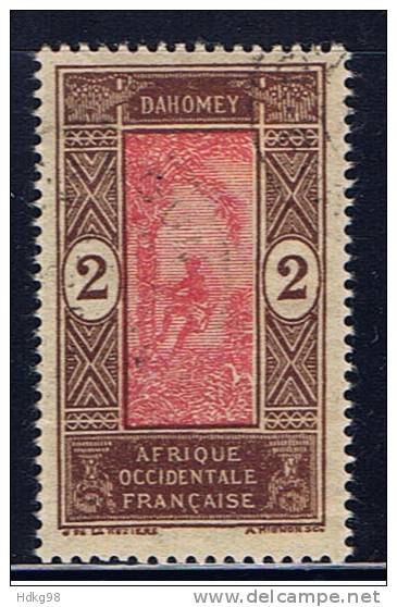 DY+ Dahomey 1913 Mi 43 Ölpalm-Ernte - Used Stamps
