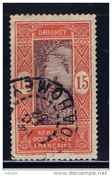 DY+ Dahomey 1917 Mi 61 Ölpalm-Ernte - Used Stamps