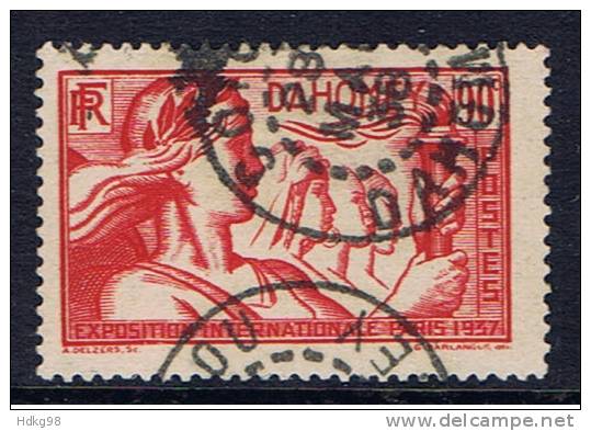 DY+ Dahomey 1937 Mi 100 Weltausstellung - Usati