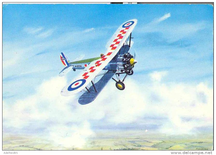 Bristol Bulldog Of N° 56 Squadron R.A.F. From A Painting By Thomas Fishburn C 1970 - 1914-1918: 1ère Guerre