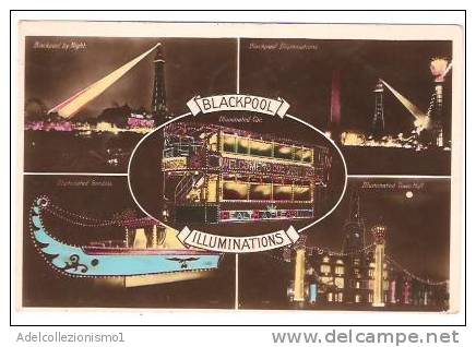 19870)cartolina Illustratoria Blackpool - Illuminations - Blackpool