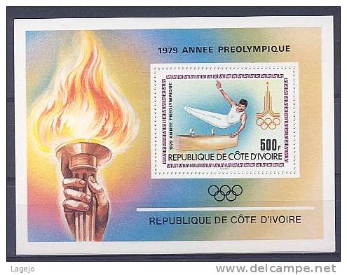CÔTE D'IVOIRE BF015 Jeux Olympiques - Gymnastique