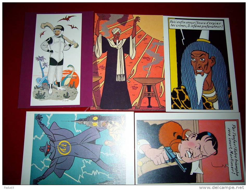 Serie De 5cartes Postales La Marque Jaune - Postcards