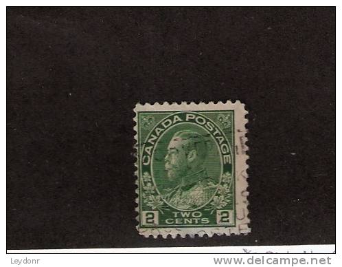 Canada - King George V - Scott # 107 - Usati