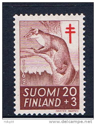 FIN Finnland 1962 Mi 552** Pelztier - Ungebraucht