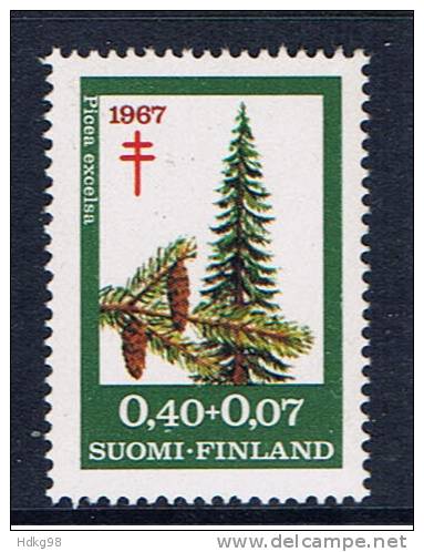 FIN Finnland 1967 Mi 625** Nadelbaum - Unused Stamps
