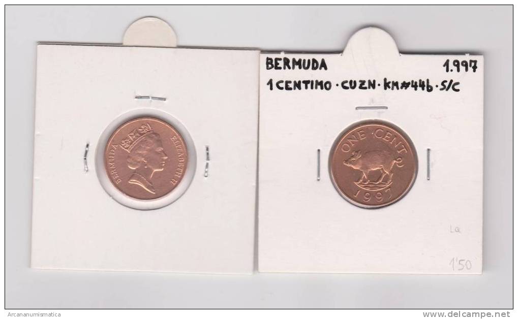 BERMUDA  1 CENTIMO  CU  ZN  KM#44b  SC/UNC  1.997     DL-6840 - Autres – Amérique