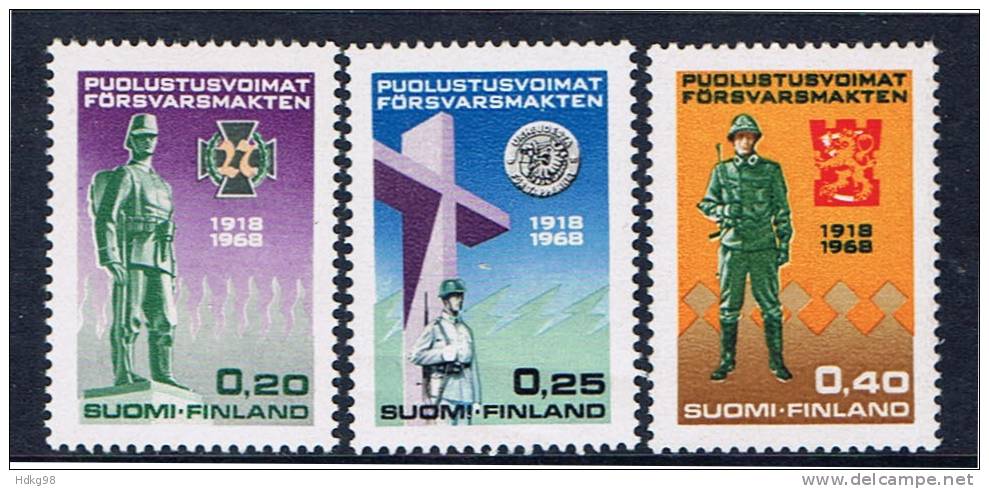 FIN Finnland 1968 Mi 644-46** - Neufs