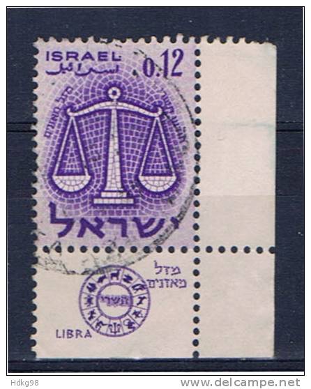 IL+ Israel 1961 Mi 230 TAB Waage - Usados (con Tab)