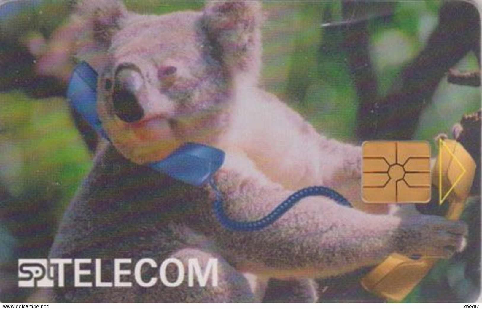 Télécarte Puce Rép Tchèque CZ -ANMAL - KOALA Au Téléphone - KOALABÄR Chip Phonecard - 185 - Repubblica Ceca