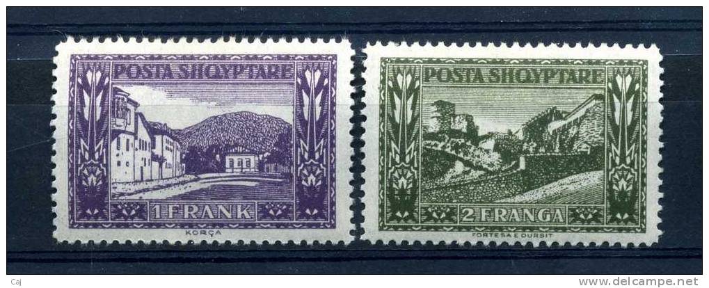 Albanie  -  1922  :  Yv  125-26  * - Albania