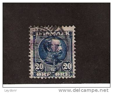 Denmark - Danmark - King Christian IX - Scott # 66 - Used Stamps