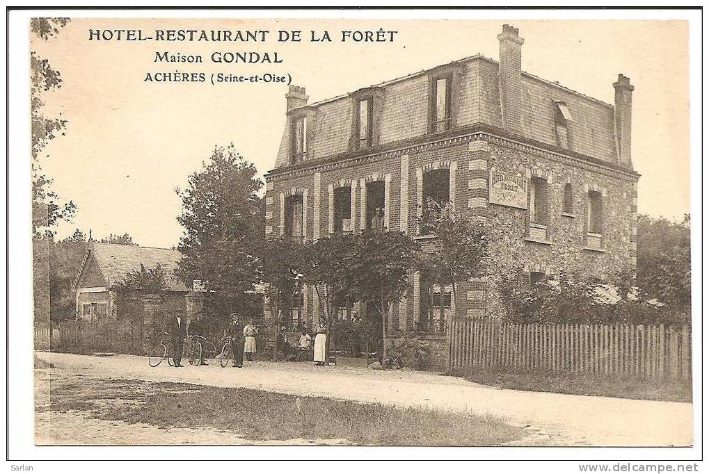 78 , ACHERES , Maison GONDAL Hôtel-Restaurant De La Forêt - Acheres