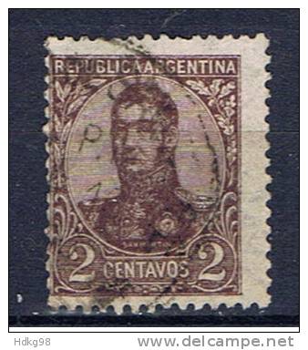 RA+ Argentinien 1908 Mi 123 San Martin - Used Stamps