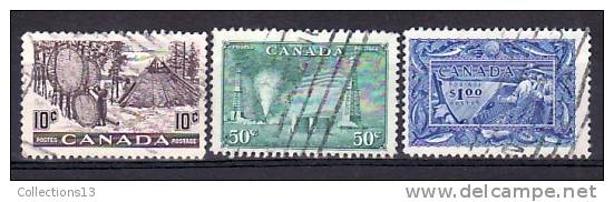 CANADA - 241/243 Oblitérés - Cote 14.20 Euros Depart à 10% - Used Stamps