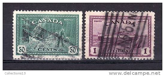 CANADA - 223/224 Oblitérés - Cote 8 Euros Depart à 10% - Used Stamps