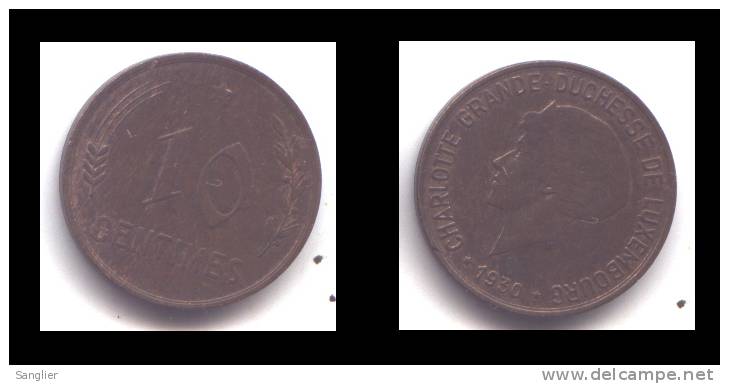 10 CENTIMES 1930 - Luxembourg