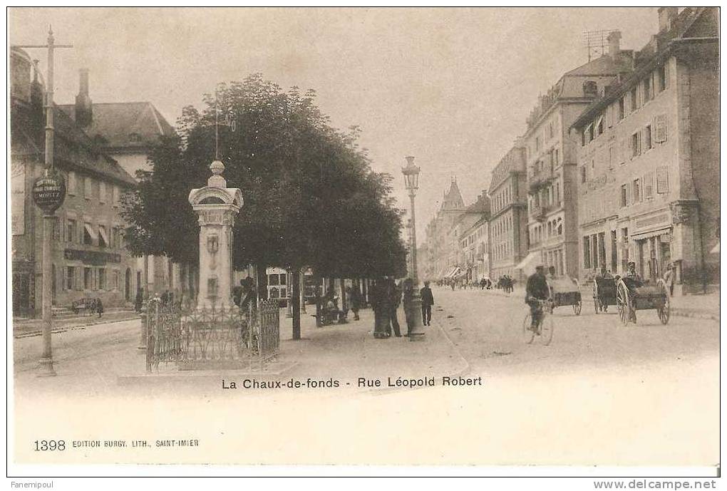 LA CHAUX-DE-FONDS .  Rue Léopold Robert - La Chaux