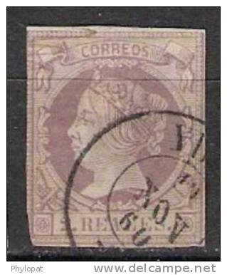 ESPANA 1860 N°52 @ - Gebruikt