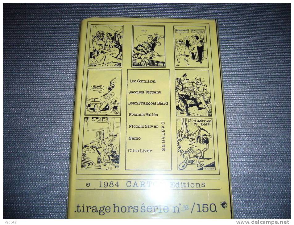 Serie De 7cartes Postales Tir Lim.150ex.ed Carton.ill.cornillon,terp Ant,biard,valles,silver,n Emo,liver - Postcards