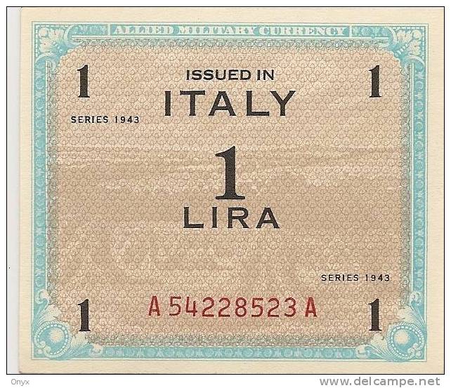 ITALIE / ITALIA - 1 LIRE 1943 - NEUF / UNC - Ocupación Aliados Segunda Guerra Mundial