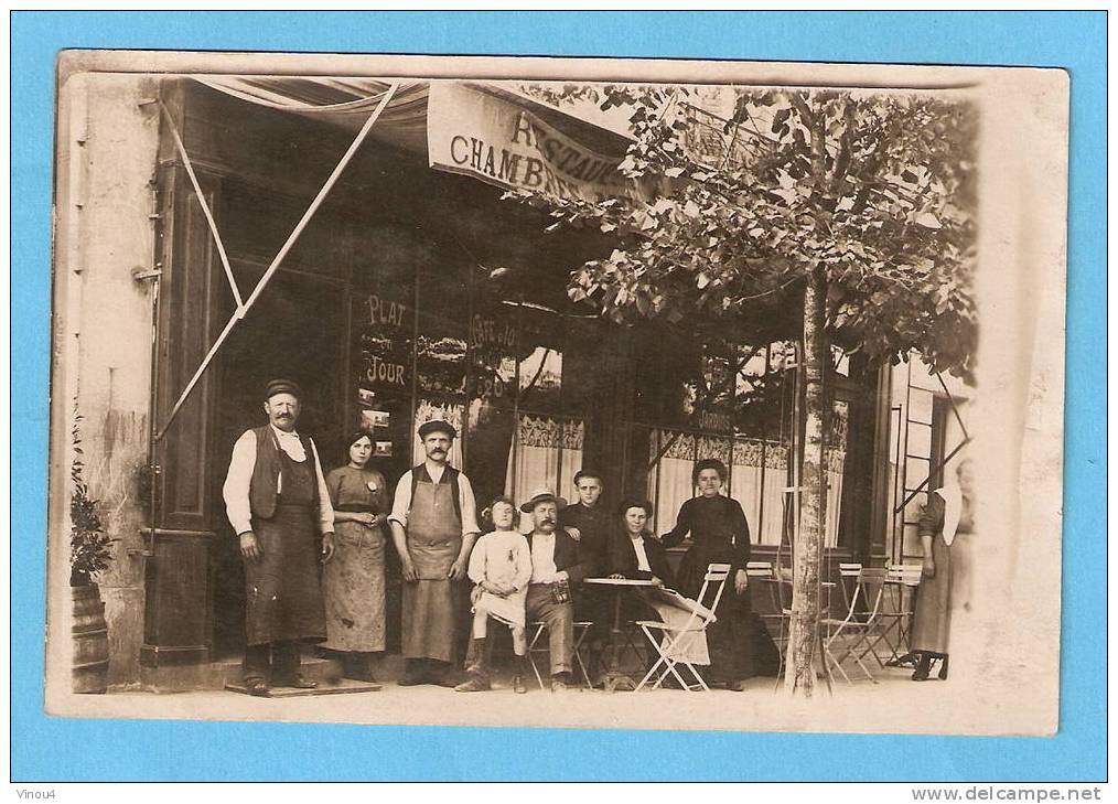 Photo Carte Devanture Café-  Colombes Ou Bois Colombes- Animée -  Voir Description - Cafés