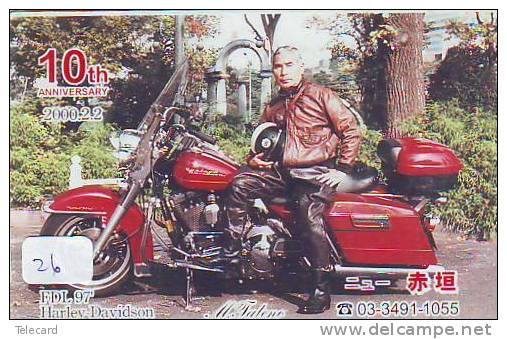 HARLEY DAVIDSON MOTOR TELECARTE (26) PHONECARD TELEFONKARTE - Motos