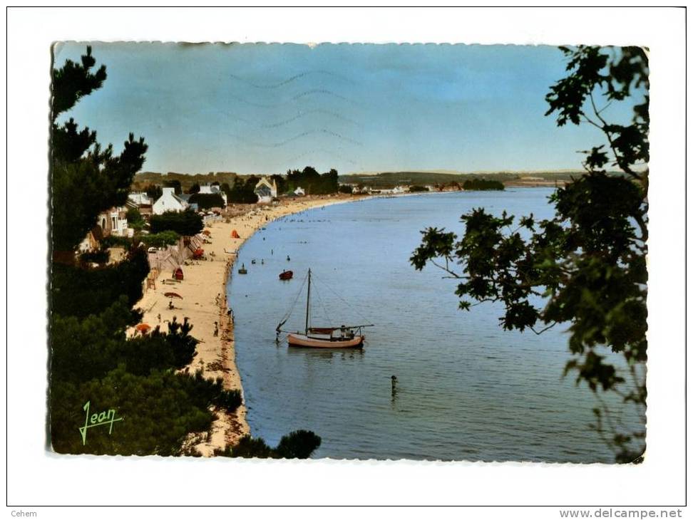 LA PLAGE DU CAP-COZ EN FOUESNANT 29 CPSM JEAN 1096 - Fouesnant