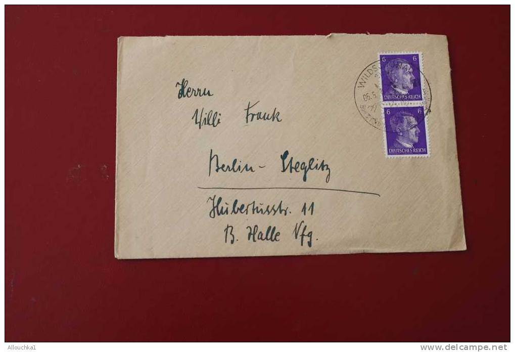 06-05-1944- GUERRE MARCOPHILIE -LETTRE ALLEMAGNE-DEUTSCHESREICH-TIMBRES EFFIGIE HITLER-DE WILDSCHONAU-TIROL- P/ BERLIN - Covers & Documents