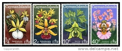 (05) Cayman Isl. / Caiman  Orchids / Orchidees / Flowers / Fleurs / Blumen   ** / Mnh  Michel 286-89 - Cayman Islands