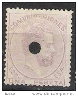 ESPANA 1872 N°126 @ - Oblitérés