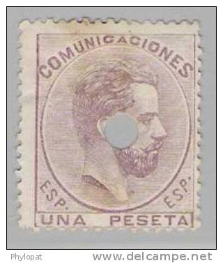 ESPANA 1872 N°126 @ - Oblitérés