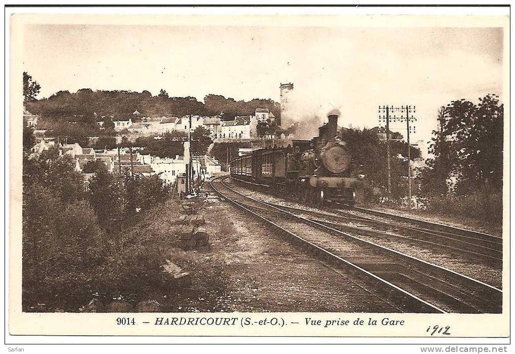 78 , HARDRICOURT , Vue Prise De La Gare - Hardricourt