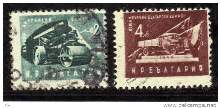 Bulgarie 1951 N°Y.T. :  688 Et 689 Obl. - Gebraucht