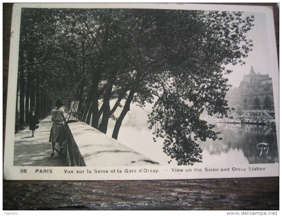 Paris. Vue Sur La Seine Et La Gare D'Orsay - La Seine Et Ses Bords