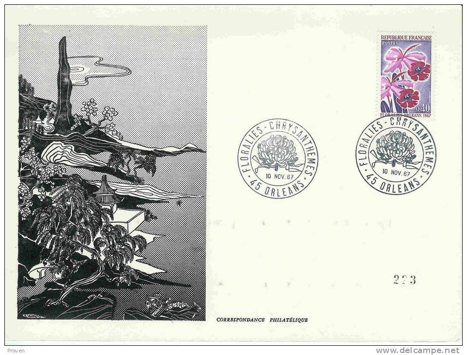 Correspondance Philatélique, Floralies Chrysanthemes Orleans 1967 - Collections