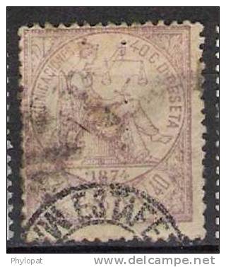 ESPANA 1874 N°146 @ - Gebruikt