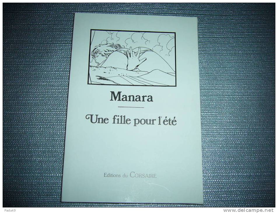Serie De 9cartes Postales Sous Pochette.ill.manara(une Fille Pour L'ete) - Postcards
