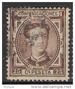 ESPANA 1876 N°166 @ - Used Stamps