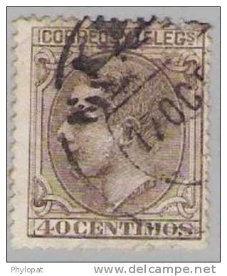 ESPANA 1879 N°188 @ - Used Stamps