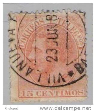 ESPANA 1882 N°193 @ - Used Stamps