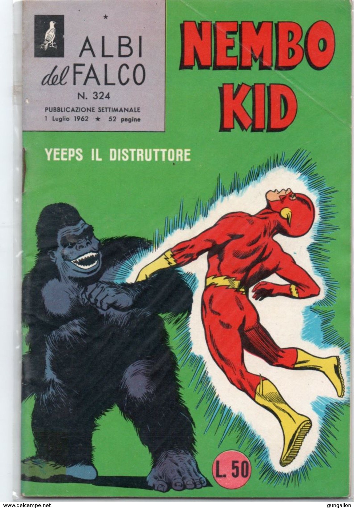 Albi Del Falco "Nembo Kid (Mondadori 1962)  N. 324 - Super Héros