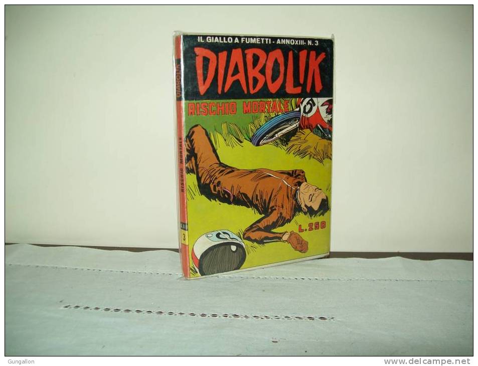 Diabolik (Astorina 1974) Anno XIII° N. 3 - Diabolik