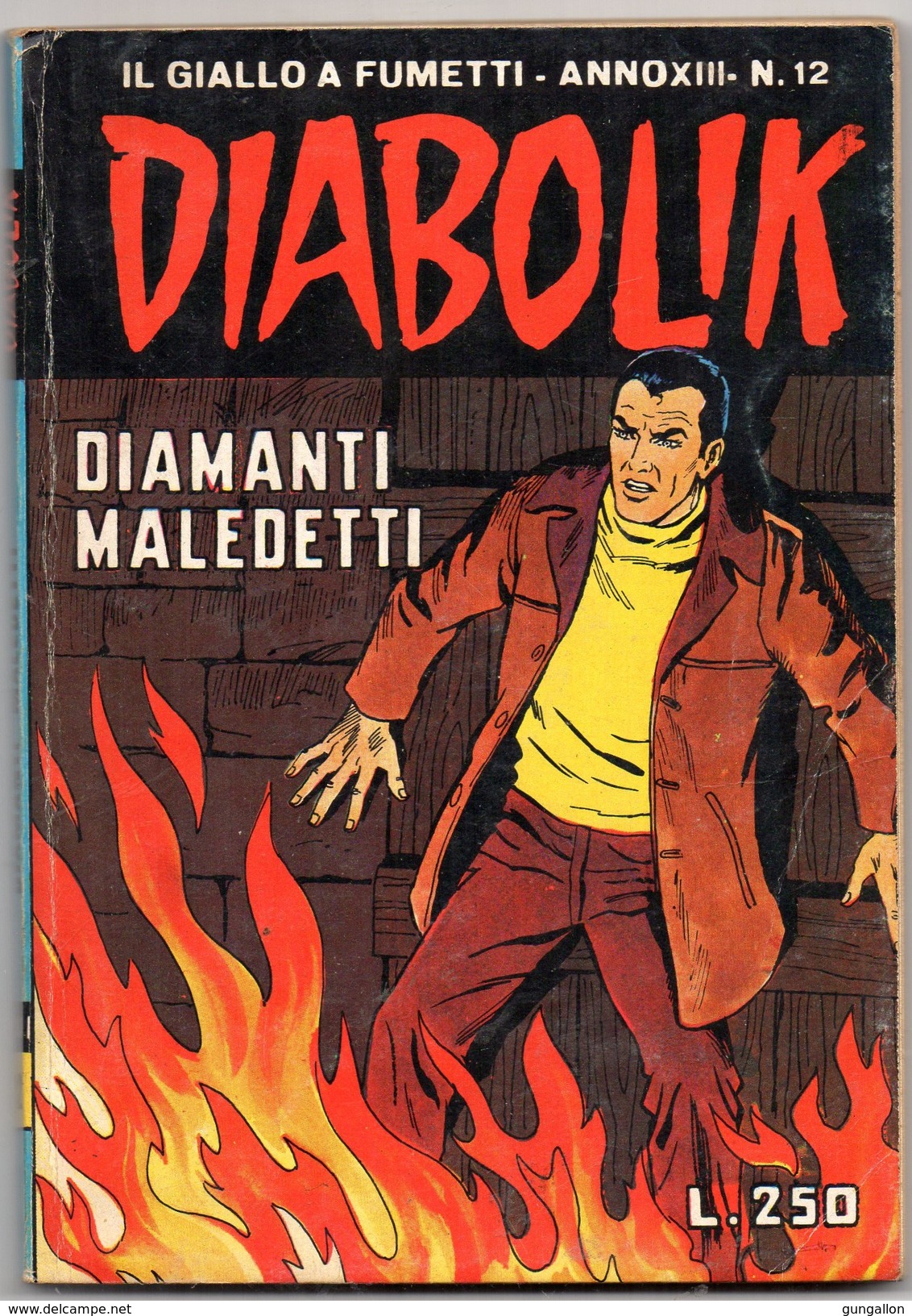 Diabolik (Astorina 1974) Anno XIII° N. 12 - Diabolik