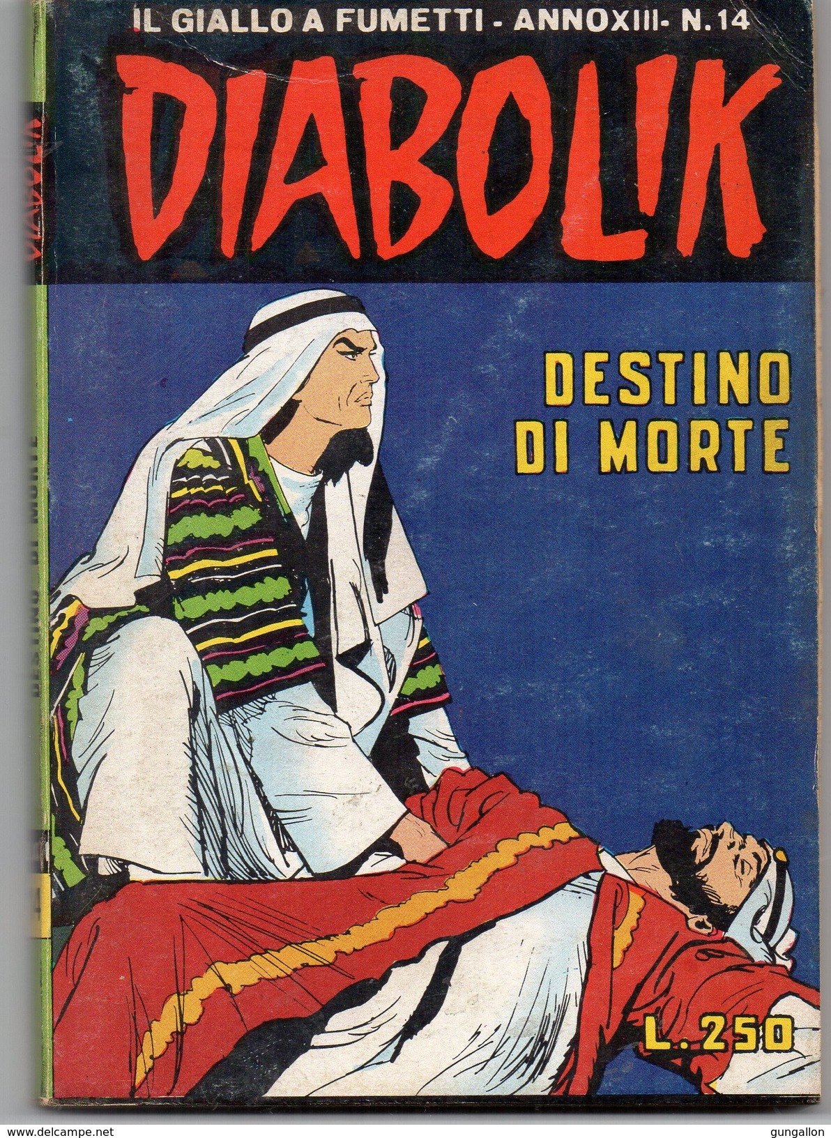 Diabolik (Astorina 1974) Anno XIII° N. 14 - Diabolik