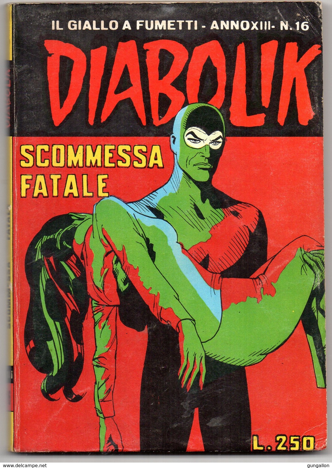 Diabolik (Astorina 1974) Anno XIII° N. 16 - Diabolik