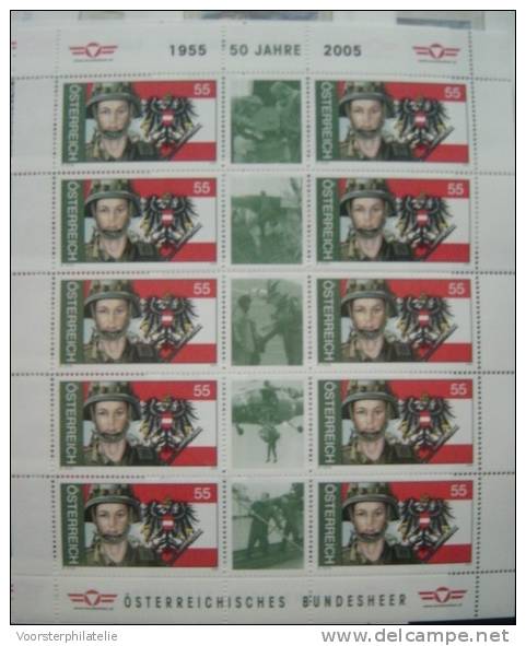 AUSTRIA 2004 ANK 2537 KB BUNDESHEER POSTFRISCH - Blocs & Hojas