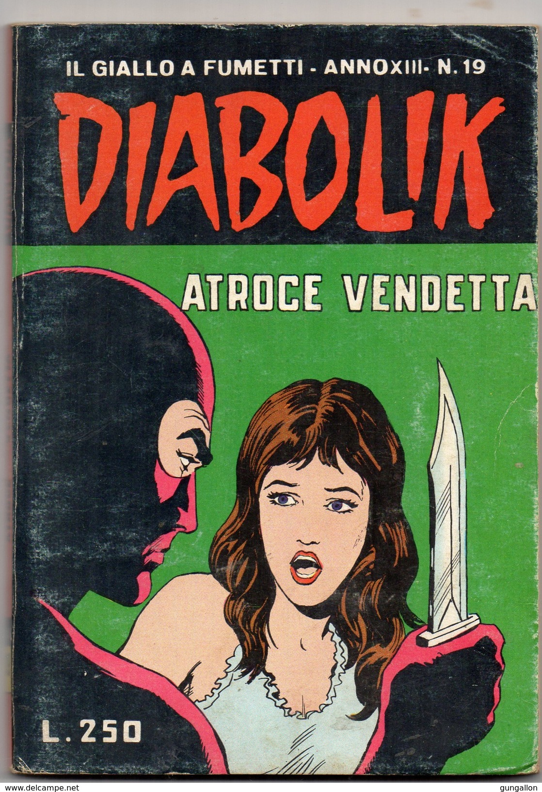 Diabolik (Astorina 1974) Anno XIII° N. 19 - Diabolik