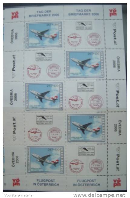 AUSTRIA 2006 ANK 2633 KB TAG DER BRIEFMARKEN AIRBUS POSTFRISCH - Blocs & Feuillets